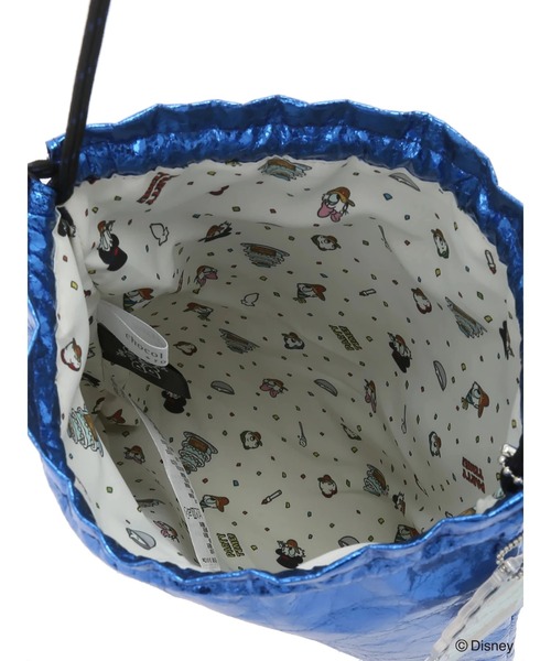 Green　Parks（グリーンパークス）の「ドナルドダック90th/ラメ巾着ポシェット（ポーチ・レディース・シルバー/ブルー・FREE）」の12枚目の写真