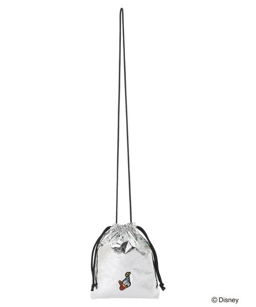 Green　Parks（グリーンパークス）の「ドナルドダック90th/ラメ巾着ポシェット（ポーチ・レディース・シルバー/ブルー・FREE）」の17枚目の写真