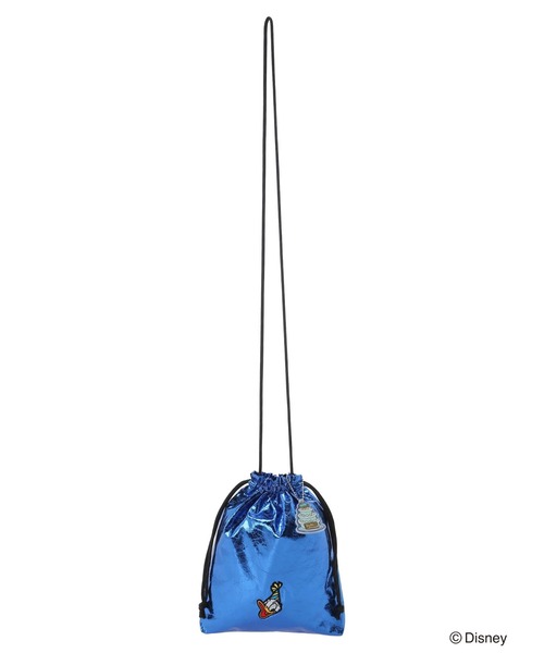 Green　Parks（グリーンパークス）の「ドナルドダック90th/ラメ巾着ポシェット（ポーチ・レディース・シルバー/ブルー・FREE）」の18枚目の写真