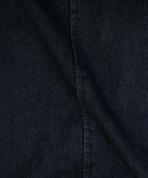 OSYAREVO(オシャレボ)の「バックシャン デニム ロングワンピース(ワンピース・レディース・ネイビー・ONESIZE)」の15枚目の写真