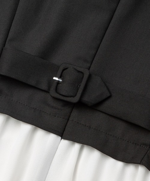 ジレドッキングボウタイワンピース（ワンピース）｜DearMyLoveRose（ディアマイラブローズ）