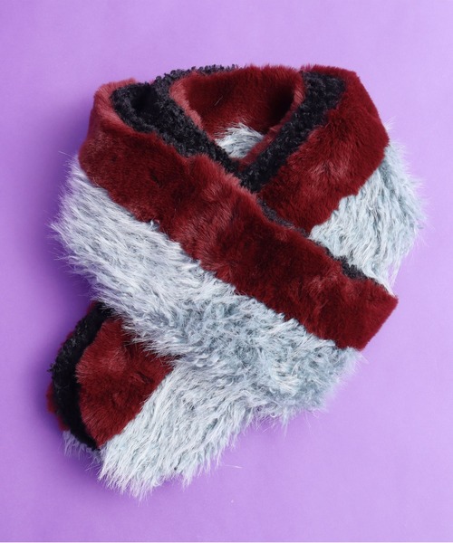 didizizi（ディディジジ）の「ﾏﾙﾁカラーファーマフラー（ストール