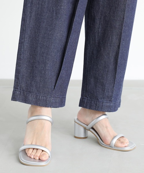 n'OrLABEL(ノアールレーベル)の「麻混ペグトップデニムパンツ(デニムパンツ・レディース・ケミカルウォッシュ/ワンウォッシュ・2/1)」の11枚目の写真