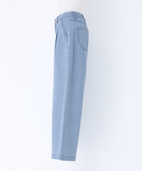 n'OrLABEL(ノアールレーベル)の「麻混ペグトップデニムパンツ(デニムパンツ・レディース・ケミカルウォッシュ/ワンウォッシュ・2/1)」の13枚目の写真