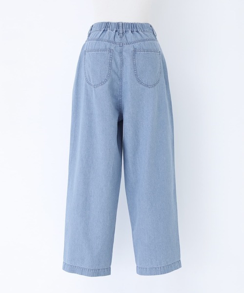 n'OrLABEL(ノアールレーベル)の「麻混ペグトップデニムパンツ(デニムパンツ・レディース・ケミカルウォッシュ/ワンウォッシュ・2/1)」の14枚目の写真