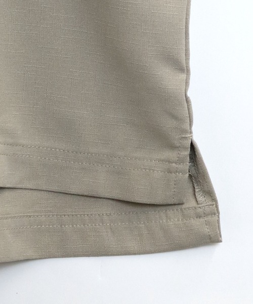 HALHAM（ハルハム）の「リネンライク クルーネック プルオーバー【IR】（Tシャツ/カットソー・メンズ・チャコールグレー/グレイッシュベージュ/ブラック・L/XL/M）」の7枚目の写真