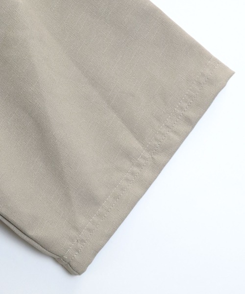 HALHAM（ハルハム）の「リネンライク クルーネック プルオーバー【IR】（Tシャツ/カットソー・メンズ・チャコールグレー/グレイッシュベージュ/ブラック・L/XL/M）」の8枚目の写真