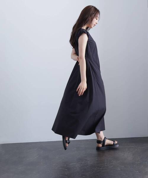 【セール】◇Ｖネックパフスリーブワンピース（ワンピース）｜NATURAL BEAUTY BASIC（ナチュラルビューティーベーシック）