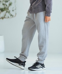 mp12510-Cable Jacquard Soft Sarouel Pants サルエルパンツ