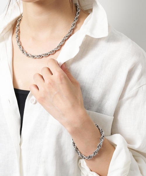 collex(コレックス)の「【dignif】【金属アレルギー対応】チェーンブレスレット(ブレスレット・レディース・シルバー・フリー)」の3枚目の写真