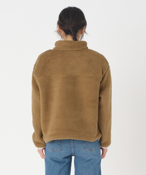 セール】Levi's/リーバイス ハーフジップフリース ブラウン ERMINE