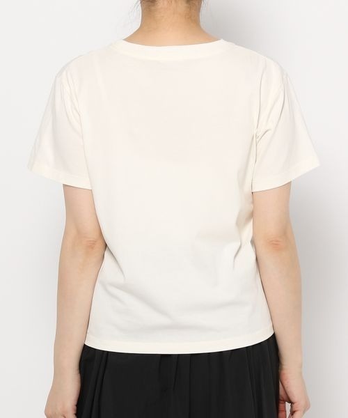 LOWRYS FARM(ローリーズファーム)の「コンパクトプリントTシャツ 131955(Tシャツ/カットソー・レディース・チャコールグレー/パープル/アイボリー・FREE)」の12枚目の写真