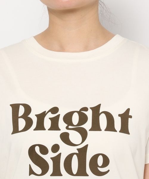LOWRYS FARM(ローリーズファーム)の「コンパクトプリントTシャツ 131955(Tシャツ/カットソー・レディース・チャコールグレー/パープル/アイボリー・FREE)」の11枚目の写真