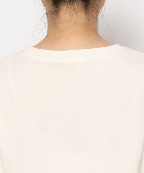 LOWRYS FARM(ローリーズファーム)の「コンパクトプリントTシャツ 131955(Tシャツ/カットソー・レディース・チャコールグレー/パープル/アイボリー・FREE)」の8枚目の写真