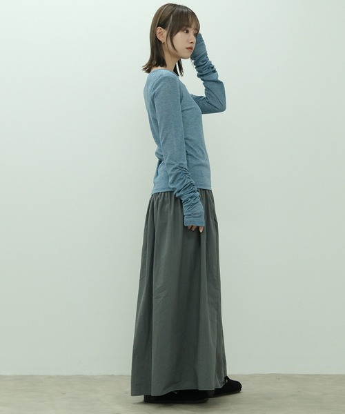 美品✴エトレトウキョウ✴ベーシックメローロンTee 長袖シアートップス　黒 alexanderwang アレキサンダーワング ユニセックス ディスト