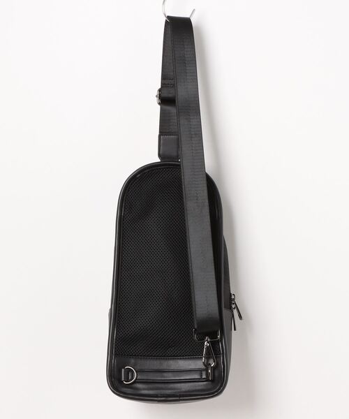 TAKA-Q（タカキュー）の「【両掛け仕様】タカキュー グレンチェック ボディバッグ（ボディバッグ/ウエストポーチ・メンズ・ネイビー/ブラック・FREE）」の3枚目の写真