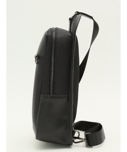 TAKA-Q（タカキュー）の「【両掛け仕様】タカキュー グレンチェック ボディバッグ（ボディバッグ/ウエストポーチ・メンズ・ネイビー/ブラック・FREE）」の8枚目の写真