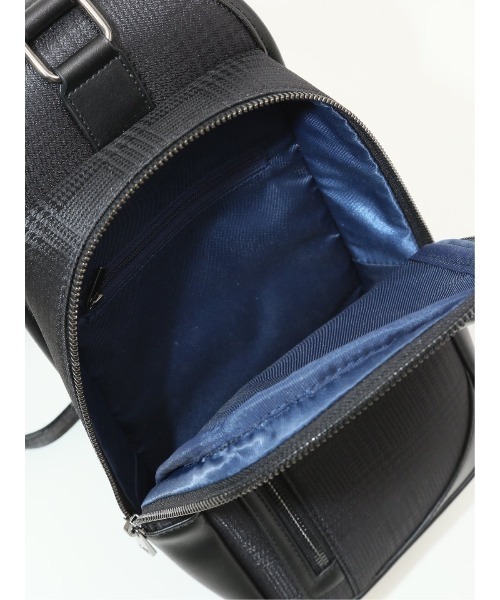 TAKA-Q（タカキュー）の「【両掛け仕様】タカキュー グレンチェック ボディバッグ（ボディバッグ/ウエストポーチ・メンズ・ネイビー/ブラック・FREE）」の16枚目の写真