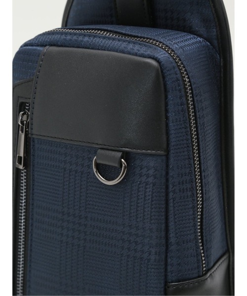 TAKA-Q（タカキュー）の「【両掛け仕様】タカキュー グレンチェック ボディバッグ（ボディバッグ/ウエストポーチ・メンズ・ネイビー/ブラック・FREE）」の22枚目の写真