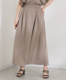 KATHARINE ROSS | 【KATHARINE ROSS】仮撚りタックワイドパンツ(スラックス)