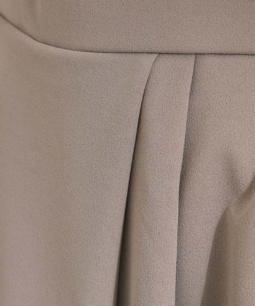 KATHARINE ROSS（キャサリンロス）の「【KATHARINE ROSS】仮撚りタックワイドパンツ（スラックス・レディース・ブラック/モカ・MEDIUM）」の12枚目の写真