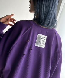《Javaジャバコラボ》今シーズン大注目！バックJavaネーム付きダメージワッフルロンT