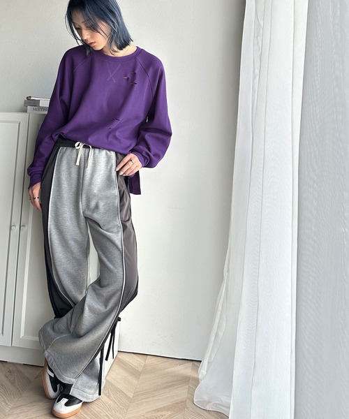 Java(ジャバ)の「《Javaジャバコラボ》今シーズン大注目!バックJavaネーム付きダメージワッフルロンT(Tシャツ/カットソー・レディース・パープル/アイボリー/ブラック/杢グレー・X-LARGE/MEDIUM/SMALL/LARGE)」の17枚目の写真