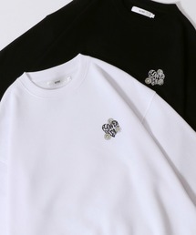 2026AW新色追加 SITRY Heart Embroidery Sweat Shirt/別注 オーバーサイズ ハートロゴ ワンポイントラメ刺繍 裏起毛 スウェット トレーナー