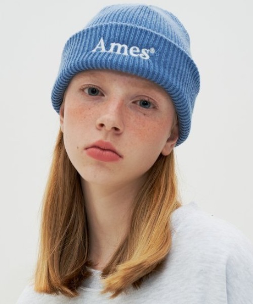 AMESWORLDWIDE（アメスワールドワイド）の「A'GEM/9 × .kom 『AMESWORLDWIDE/アメスワールドワイド』COLORED LOGO BEANIE/カラードロゴ ビーニー（ニットキャップ/ビーニー・レディース・ホワイト/ブルー/ブラック/ピンク/グリーン・FREE）」の17枚目の写真