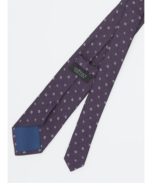 スーティスト 日本製 シルク小紋柄 ネクタイ 8.0cm幅（ネクタイ）｜SUITIST（スーティスト）