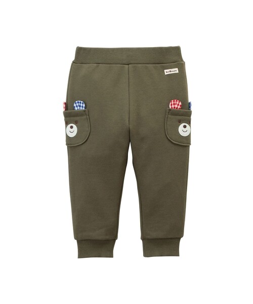 HOT BISCUITS（ホットビスケッツ）の「ポケット顔ドン リブ付きスウェットパンツ（スウェットパンツ・キッズ・カーキ・90cm/80ｃｍ/100cm/110cm）」の8枚目の写真