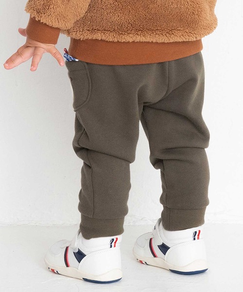 HOT BISCUITS（ホットビスケッツ）の「ポケット顔ドン リブ付きスウェットパンツ（スウェットパンツ・キッズ・カーキ・90cm/80ｃｍ/100cm/110cm）」の7枚目の写真