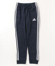 アディダス adidas エッセンシャルズ フレンチテリー テーパードカフ スリーストライプ パンツ