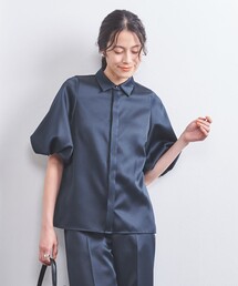 UNITED ARROWS | ポリエステル サテン バルーンスリ―ブ ブラウス(シャツ/ブラウス)