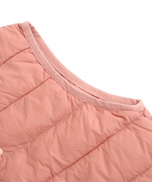 BREEZE(ブリーズ)の「【WEB限定】ライトダウンベスト(ダウンベスト・キッズ・ブラウン/ピンク/ネイビー/イエロー/ブラック/アイボリー・80/90/100/110/120/130/140)」の18枚目の写真