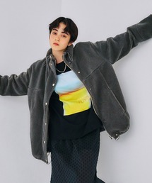 ADAM ET ROPE' | 【WEB限定】スタンドカラーミドルボアブルゾン(ブルゾン)