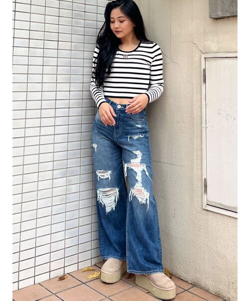 GYDA(ジェイダ)の「GYGYプレートニットトップス(ニット/セーター・レディース・シルバー/オフホワイト/その他1/ブラック・FREE)」の16枚目の写真