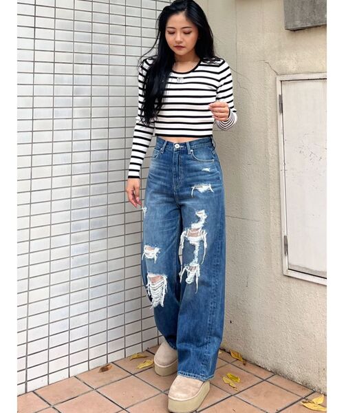 GYDA(ジェイダ)の「GYGYプレートニットトップス(ニット/セーター・レディース・シルバー/オフホワイト/その他1/ブラック・FREE)」の17枚目の写真