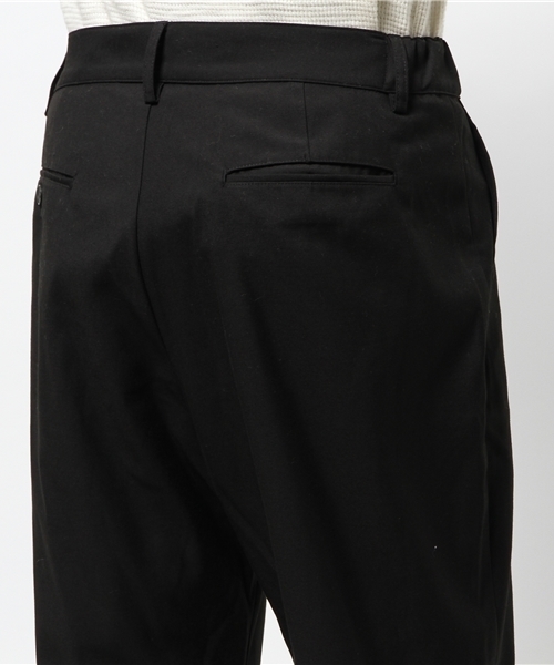 Lui's（ルイス）の「Lui's(ルイス) 裾ZIPタックウールパンツ