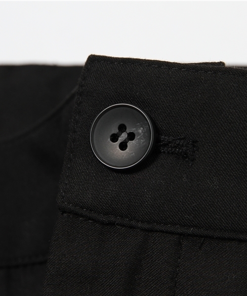 Lui's（ルイス）の「Lui's(ルイス) 裾ZIPタックウールパンツ