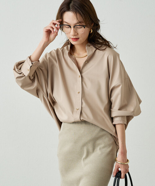 みーちゃんです(*^^*)Loungedress サテンBIGシャツ サテンBIG