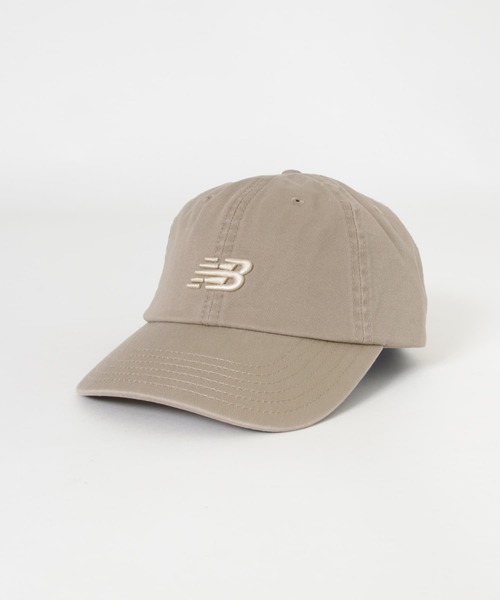NEW BALANCE(ニューバランス)の「NEW BALANCE カーブドブリムNBキャップ(キャップ・レディース・ホワイト/ピンク/ベージュ・FREE)」の4枚目の写真
