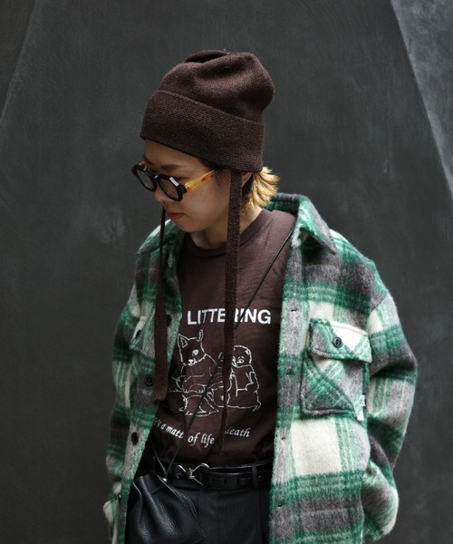 Odds(オッズ)の「ODDS/オッズ BALLOON WATCH バルーンワッチ ニット帽(ニットキャップ/ビーニー・レディース・ブラウン/ベージュ/その他18・F)」の9枚目の写真