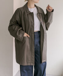 ear PAPILLONNER | フェイクレザージャケット【SUM1 STYLE(スミスタイル)】(その他アウター)