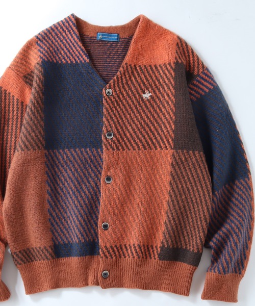 BEVERLY HILLS POLO CLUB(ビバリーヒルズポロクラブ)の「【BEVERLY HILLS POLO CLUB/ビバリーヒルズポロクラブ】モヘアタッチ ニットカーディガン(カーディガン/ボレロ・メンズ・ブルー/オレンジ系その他/ブラック/グレー系その他/ピンク系その他/パープル系その他/グリーン/ピンク/ベージュ系その他/ベージュ/オレンジ/グリーン系その他/ブルー系その他・M/L/LL)」の13枚目の写真