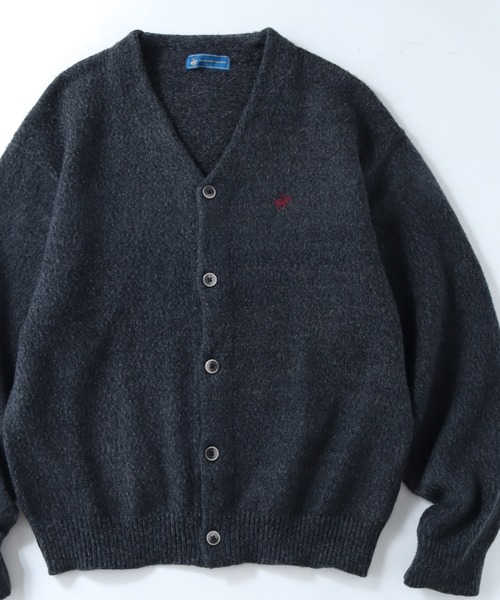 BEVERLY HILLS POLO CLUB(ビバリーヒルズポロクラブ)の「【BEVERLY HILLS POLO CLUB/ビバリーヒルズポロクラブ】モヘアタッチ ニットカーディガン(カーディガン/ボレロ・メンズ・ブルー/オレンジ系その他/ブラック/グレー系その他/ピンク系その他/パープル系その他/グリーン/ピンク/ベージュ系その他/ベージュ/オレンジ/グリーン系その他/ブルー系その他・M/L/LL)」の2枚目の写真