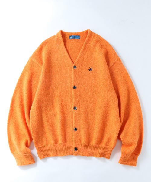 BEVERLY HILLS POLO CLUB(ビバリーヒルズポロクラブ)の「【BEVERLY HILLS POLO CLUB/ビバリーヒルズポロクラブ】モヘアタッチ ニットカーディガン(カーディガン/ボレロ・メンズ・ブルー/オレンジ系その他/ブラック/グレー系その他/ピンク系その他/パープル系その他/グリーン/ピンク/ベージュ系その他/ベージュ/オレンジ/グリーン系その他/ブルー系その他・M/L/LL)」の16枚目の写真