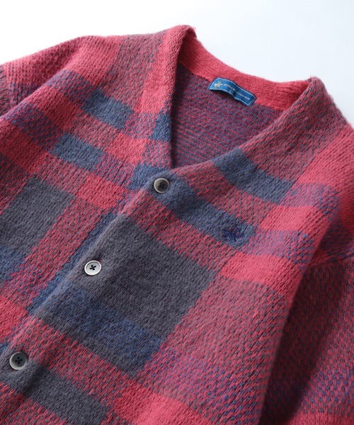 BEVERLY HILLS POLO CLUB(ビバリーヒルズポロクラブ)の「【BEVERLY HILLS POLO CLUB/ビバリーヒルズポロクラブ】モヘアタッチ ニットカーディガン(カーディガン/ボレロ・メンズ・ブルー/オレンジ系その他/ブラック/グレー系その他/ピンク系その他/パープル系その他/グリーン/ピンク/ベージュ系その他/ベージュ/オレンジ/グリーン系その他/ブルー系その他・M/L/LL)」の15枚目の写真