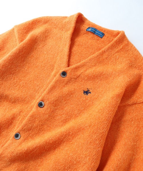 BEVERLY HILLS POLO CLUB(ビバリーヒルズポロクラブ)の「【BEVERLY HILLS POLO CLUB/ビバリーヒルズポロクラブ】モヘアタッチ ニットカーディガン(カーディガン/ボレロ・メンズ・ブルー/オレンジ系その他/ブラック/グレー系その他/ピンク系その他/パープル系その他/グリーン/ピンク/ベージュ系その他/ベージュ/オレンジ/グリーン系その他/ブルー系その他・M/L/LL)」の17枚目の写真