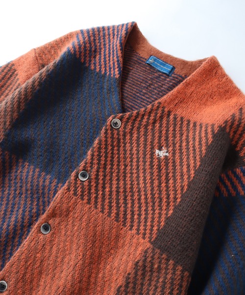 BEVERLY HILLS POLO CLUB(ビバリーヒルズポロクラブ)の「【BEVERLY HILLS POLO CLUB/ビバリーヒルズポロクラブ】モヘアタッチ ニットカーディガン(カーディガン/ボレロ・メンズ・ブルー/オレンジ系その他/ブラック/グレー系その他/ピンク系その他/パープル系その他/グリーン/ピンク/ベージュ系その他/ベージュ/オレンジ/グリーン系その他/ブルー系その他・M/L/LL)」の19枚目の写真